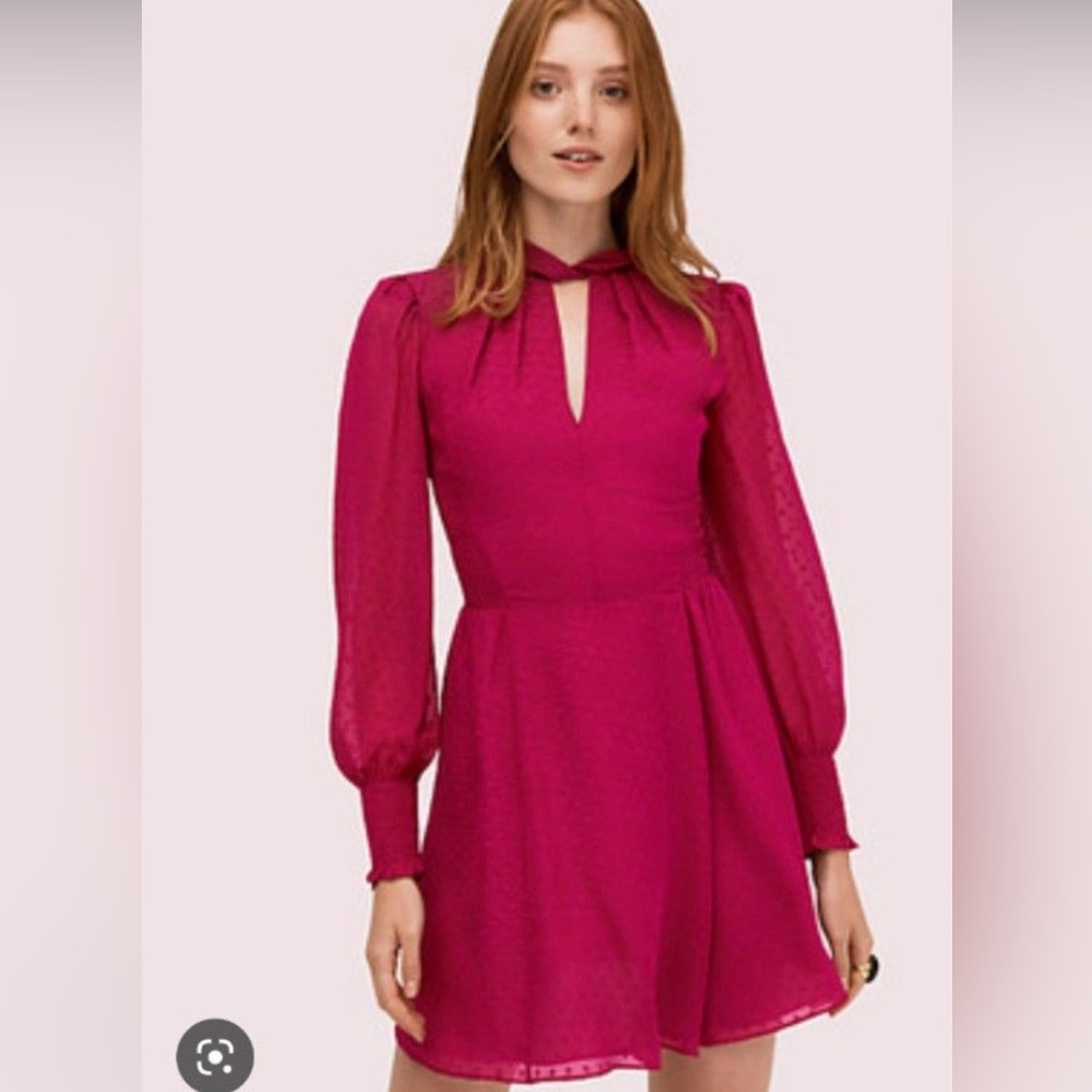 Kate Spade magenta dress, size 8